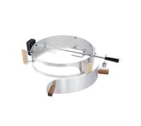 MOESTA-BBQ 10095 Kit de rôtisserie avec Anneau à Pizza Smokin - Piquet avec Moteur sans Fil pour Barbecue sphérique Ø 67 cm
