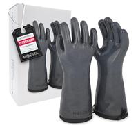 MOESTA BBQ EST. 2012 Moesta BBQ 20013 HeatPro Gants Four Grill Gant en silicone résistant à la chaleur jusqu'à 250 °C Lavable XL 10 Anthracite