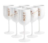 Moet and Chandon White Ice Imperial Lot de 6 flûtes à champagne en acrylique