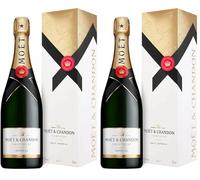 Moët & Chandon Brut Impérial Champagne 12,5% 75cl sous étui (Lot de 2)