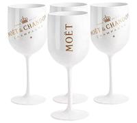 Moët & Chandon Ice Imperial Lot de 4 verres à champagne Blanc 0,48 l