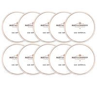 Moet & Chandon Ice Imperial sous-verres de papier pour verres à champagne Lot de 10 pcs pour décoration de table de fête