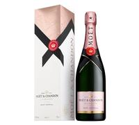 Moët & Chandon Rosé Impérial Champagne 75cl 12,5% étui | Champagne AOC Rosé 12,5%. Notes de fruits rouges, nuances florales et une pointe poivrée. À servir frais.