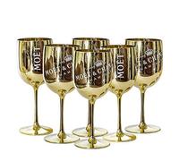 Moet et Chandon Verre à Champagne en Plastique (Or, 6)