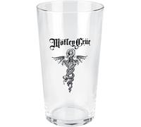 Mötley Crüe Dr. Feelgood Unisexe Verre à pinte transparent, Verre, 0,5 L