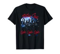 Mötley Crüe - Girls Girls Girls Tracklist T-Shirt
