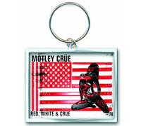 Mötley Crüe - Keyring Schlüsselanhänger - Red, White & Crue Logo (in )