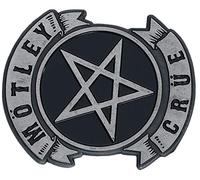 Mötley Crüe Pentagram Unisexe Pin's Standard, Alliage Zinc,
