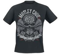 Mötley Crüe Too Fast for Love Skully Homme T-Shirt Manches Courtes Noir
