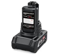 MoeuGreenBattX Batterie de Rechange pour Batterie Bosch 12V: 6,0Ah Li-ION Compatible BAT420 BAT411 BAT411A BAT412 BAT413 (1 pièce)