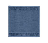 Möve Bamboo Luxe Essuie-Mains 60% Coton / 40% Viscose en Cellulose de Bambou, 30 x 30 cm, Bleu Acier
