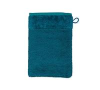 MÖVE Bamboo Luxe Gant de Toilette 15 x 20 cm, Fabriqué en Allemagne, 60% coton / 40% viscose en pulpe de bambou, Deep Lake (Bleu)