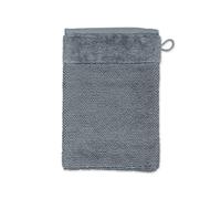 MÖVE Bamboo Luxe Gant de Toilette 15 x 20 cm, Fabriqué en Allemagne, 60% coton / 40% viscose en pulpe de bambou, Stone (Gris)