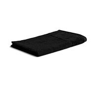 MÖVE Bamboo Luxe Serviette d’invité 30 x 50 cm, Fabriqué en Allemagne, 60% coton / 40% viscose en pulpe de bambou, Black (Noir)