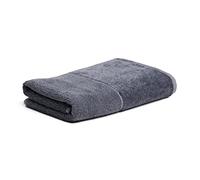 MÖVE Bamboo Luxe Serviette de Toilette 50 x 100 cm, Fabriqué en Allemagne, 60% coton / 40% viscose en pulpe de bambou, Stone (Gris)