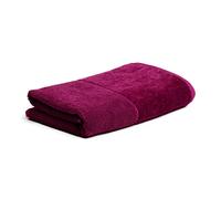MÖVE Bamboo Luxe Serviette de Toilette 50 x 100 cm, Fabriqué en Allemagne, 60% coton / 40% viscose en pulpe de bambou, Beery (Rouge)