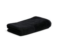 MÖVE Bamboo Luxe Serviette de Toilette 50 x 100 cm, Fabriqué en Allemagne, 60% coton / 40% viscose en pulpe de bambou, Black (Noir)