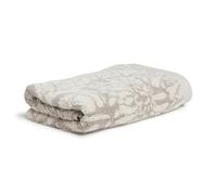 Möve Brooklyn Botanic Serviette de Toilette 85% Coton, 10% Viscose, 5% Lin, Beige Nature/Cachemire, 50 x 100 cm