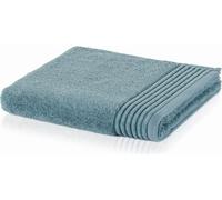 Möve Essuie-mains Uni Loft avec liseré chenille Arctic Blue 30x30