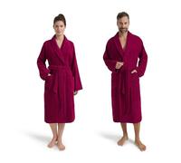 Möve Homewear Schalkragenmantel Basic Manteau à col châle, Baie, M Mixte