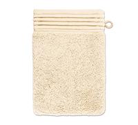 Möve Loft Gant de Toilette uni avec Poils en Chenille Beige 20 x 15 cm