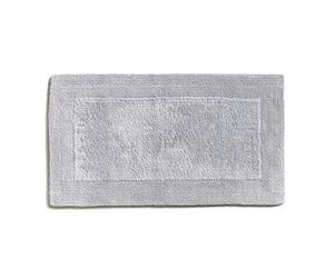 Möve Loft Tapis de Bain touffeté Double Face 100% Coton argenté 60 x 100 cm