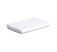 MÖVE Piquée Gant de Toilette 40 x 70 cm, Fabriqué en Allemagne, 100% Coton, Snow (Blanc)