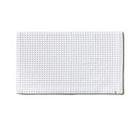 MÖVE Piquée Tapis de Bain 60 x 100 cm, Fabriqué en Allemagne, 100% Coton, Snow (Blanc)
