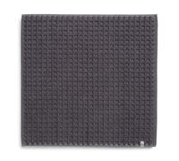 MÖVE Piquée Tapis de Bain 60 x 60 cm, Fabriqué en Allemagne, 100% Coton, Graphite (Gris)