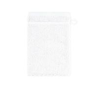 Möve pour frottana Pearl Gant de Toilette 100% Coton, Blanc (Snow), 15 x 20 cm