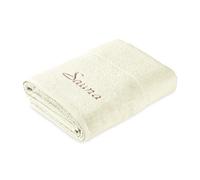 Möve pour frottana Pearl Serviette de Sauna 100% Coton, Ivoire, 80 x 200 cm