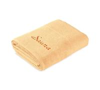 Möve pour frottana Pearl Serviette de Sauna 100% Coton, Jaune maïs, 80 x 200 cm
