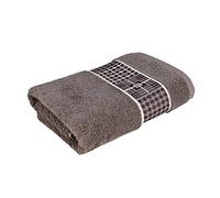 Möve Serviette de Douche Fjord, fabriqué en 100% Coton, Cendre, 67 x 140 cm