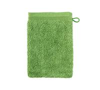 Möve Superwuschel Gant de Toilette 100% Coton, Vert péridot, 20 x 15 cm