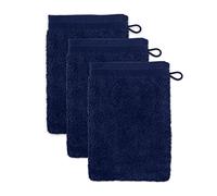 Möve Superwuschel Serviette invité - Bleu océan - 15 x 20 cm