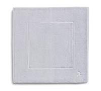 Möve Superwuschel Tapis de Bain 100% Coton, Gris argenté, 60 x 60 cm
