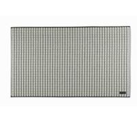 Möve Tapis de bain Eden structure carrée noir 60x100