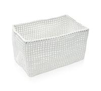 möve Tube Petit Panier Rectangulaire Accessoires de Bain, Plastique Malléable, Off White
