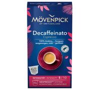 Mövenpick Lot de 10 capsules de café Decaffeinato ESPRESSO en capsules d'aluminium