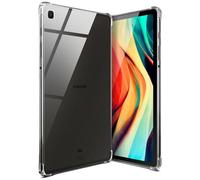 moex Aero Case Coque pour Samsung Galaxy Tab S6 Lite en silicone transparent, coque ultra fine résistante aux chocs avec protection des coins, tablette en silicone transparent minimaliste, transparent
