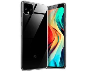 moex Aero Case pour Google Pixel 4 Coque Silicone Ultra Fine Transparente, Étui Souple Clair Mince Antichoc, Housse Gel Flexible, Backcover Résistant Soft Touch Discret, incolore Transparent