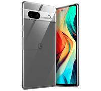 moex Aero Case pour Google Pixel 7a Coque Silicone Ultra Fine Transparente, Étui Souple Clair Mince Antichoc, Housse Gel Flexible, Backcover Résistant Soft Touch Discret, incolore transparent