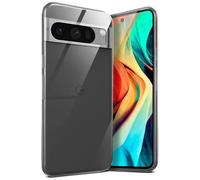 moex Aero Case pour Google Pixel 8 Pro Coque Silicone Ultra Fine Transparente, Étui Souple Clair Mince Antichoc, Housse Gel Flexible, Backcover Résistant Soft Touch Discret, incolore transparent