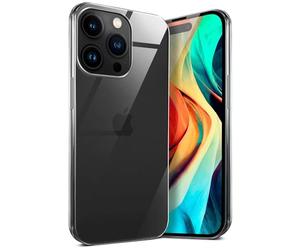 moex Aero Case pour iPhone 14 Pro Coque Silicone Ultra Fine Transparente, Étui Souple Clair Mince Antichoc, Housse Gel Flexible, Backcover Résistant Soft Touch Discret, incolore transparent