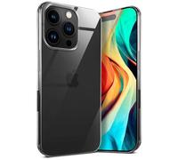moex Aero Case pour iPhone 16 Pro Coque Silicone Ultra Fine Transparente, Étui Souple Clair Mince Antichoc, Housse Gel Flexible, Backcover Résistant Soft Touch Discret, incolore transparent