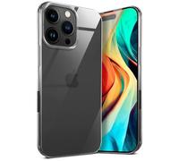 moex Aero Case pour iPhone 16 Pro Max Coque Silicone Ultra Fine Transparente, Étui Souple Clair Mince Antichoc, Housse Gel Flexible, Backcover Résistant Soft Touch Discret, incolore transparent