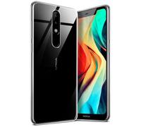 moex Aero Case pour Nokia 5.1 Plus Coque Silicone Ultra Fine Transparente, Étui Souple Clair Mince Antichoc, Housse Gel Flexible, Backcover Résistant Soft Touch Discret, incolore Transparent