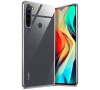 moex Aero Case pour Redmi Note 8 Coque Silicone Ultra Fine Transparente, Étui Souple Clair Mince Antichoc, Housse Gel Flexible, Backcover Résistant Soft Touch Discret, incolore Transparent