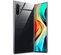 moex Aero Case pour Samsung Galaxy Note 10 Coque Silicone Ultra Fine Transparente, Étui Souple Clair Mince Antichoc, Housse Gel Flexible, Backcover Résistant Soft Touch Discret, incolore Transparent