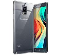 moex Aero Case pour Samsung Galaxy Note 4 Coque Silicone Ultra Fine Transparente, Étui Souple Clair Mince Antichoc, Housse Gel Flexible, Backcover Résistant Soft Touch Discret, incolore Transparent